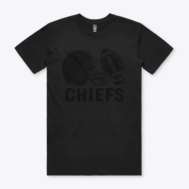 KC CHIEFS BLACK ON BLACK