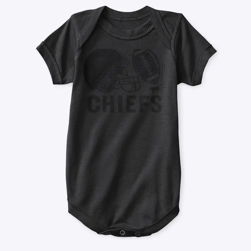 KC CHIEFS BLACK ON BLACK